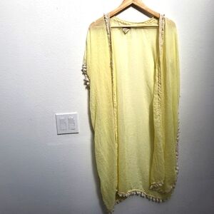 Kimono Yellow Sheer Sand & Spirit